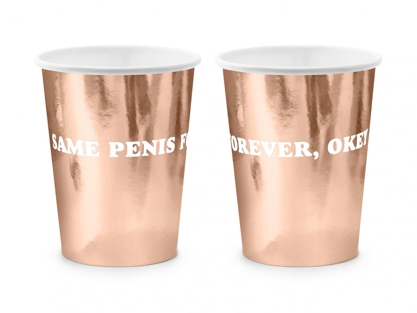 Pahare Același penis pentru totdeauna 220 ml (1 set. / 6 buc.)