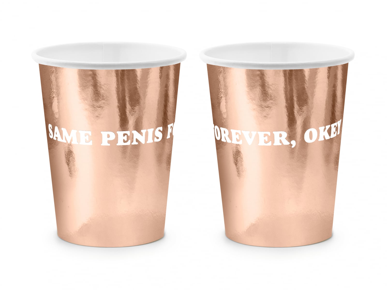 Pahare Același penis pentru totdeauna 220 ml (1 set. / 6 buc.)