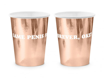 Pahare Același penis pentru totdeauna 220 ml (1 set. / 6 buc.)