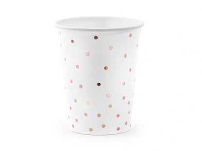 Pahare Buline, albe, 260 ml (1 set. / 6 buc.)