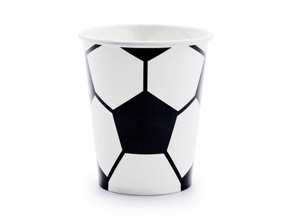 Pahare Fotbal, mix, 260 ml (1 set. / 6 buc.)