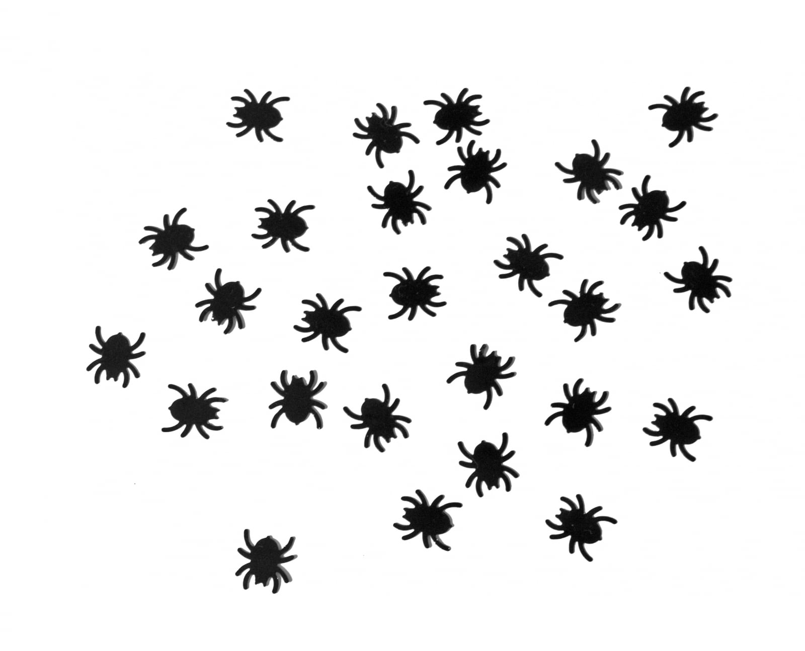 Paianjeni de confetti, negri, 1,2 x 1,2 cm, 15g