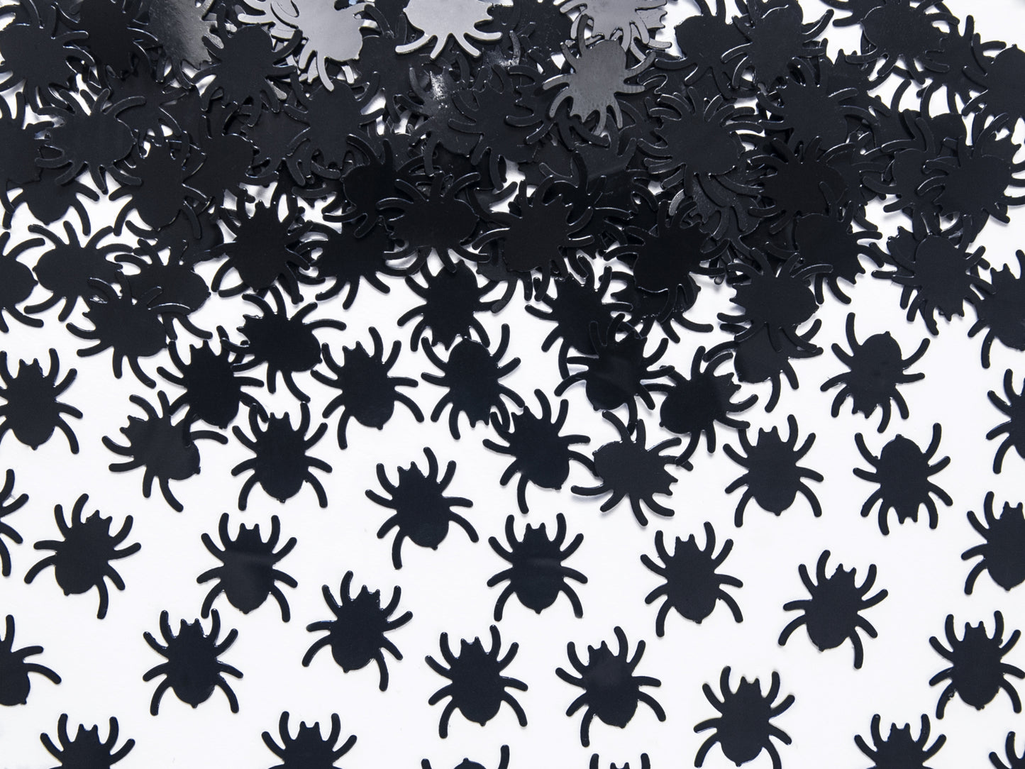 Paianjeni de confetti, negri, 1,2 x 1,2 cm, 15g