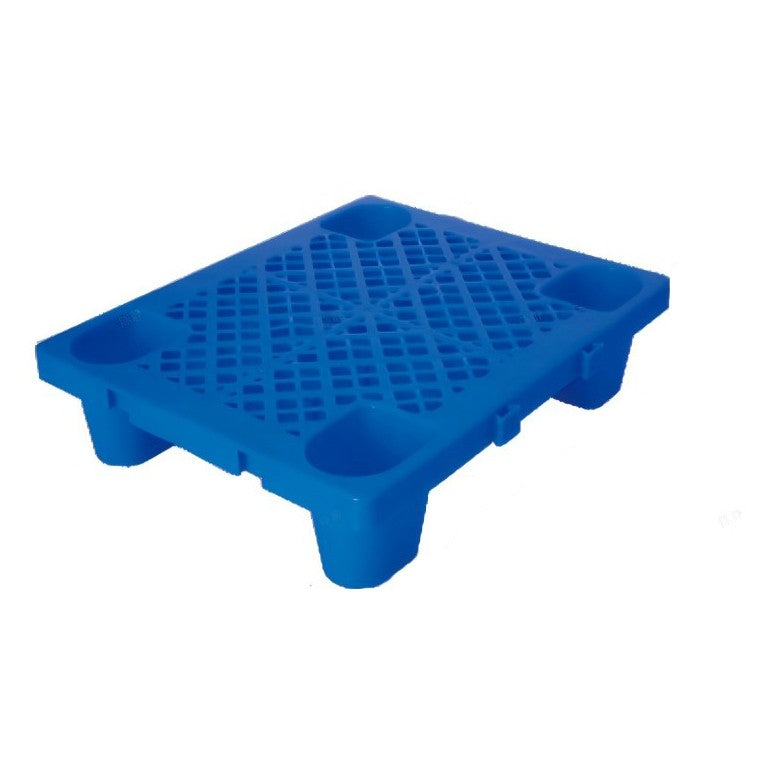 Palet de Transport, Klevo, 60 x 40 x 12 cm, din Plastic durabil, Palet pentru Stivuitor in Depozit, Rezistent la Umiditate, Grila Ingrosata, 4