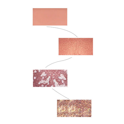 Paleta Farduri Klevo, 9 Culori, Farduri Mate si Sidefate, Rezistenta la Apa, Oglinda, 10 g,  9 x 3 x 2 cm, Valabilitate 3 Ani, Multicolor