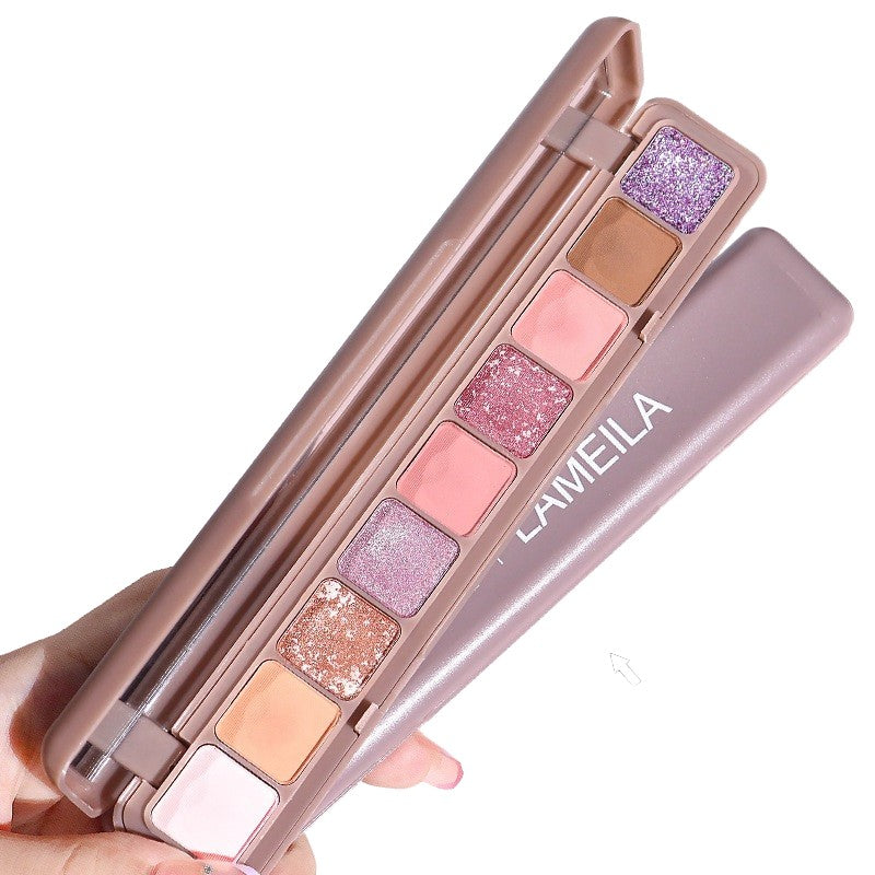 Paleta Farduri Klevo, 9 Culori, Farduri Mate si Sidefate, Rezistenta la Apa, Oglinda, 10 g,  9 x 3 x 2 cm, Valabilitate 3 Ani, Multicolor
