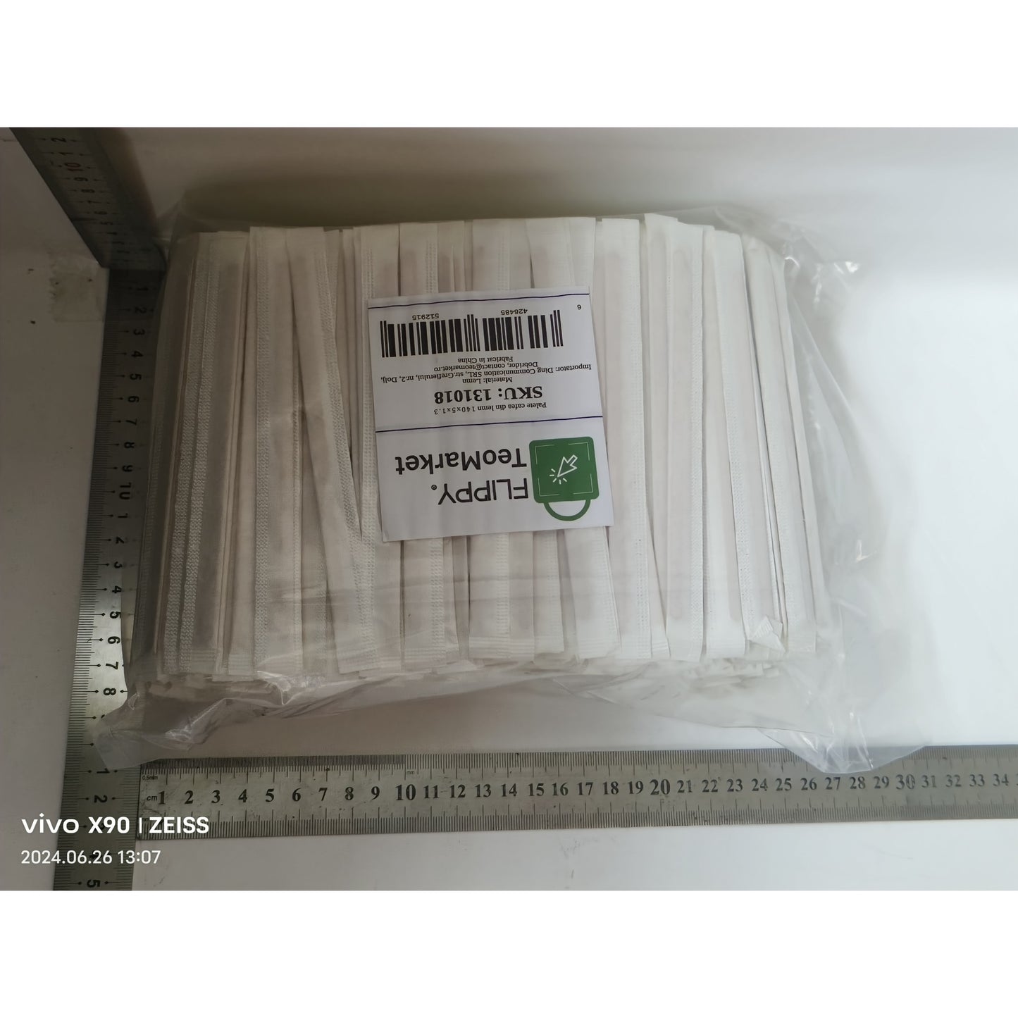 Set 1000 Palete pentru Cafea, Klevo, din Lemn, Ambalate Individual, 140x5x1.3 mm