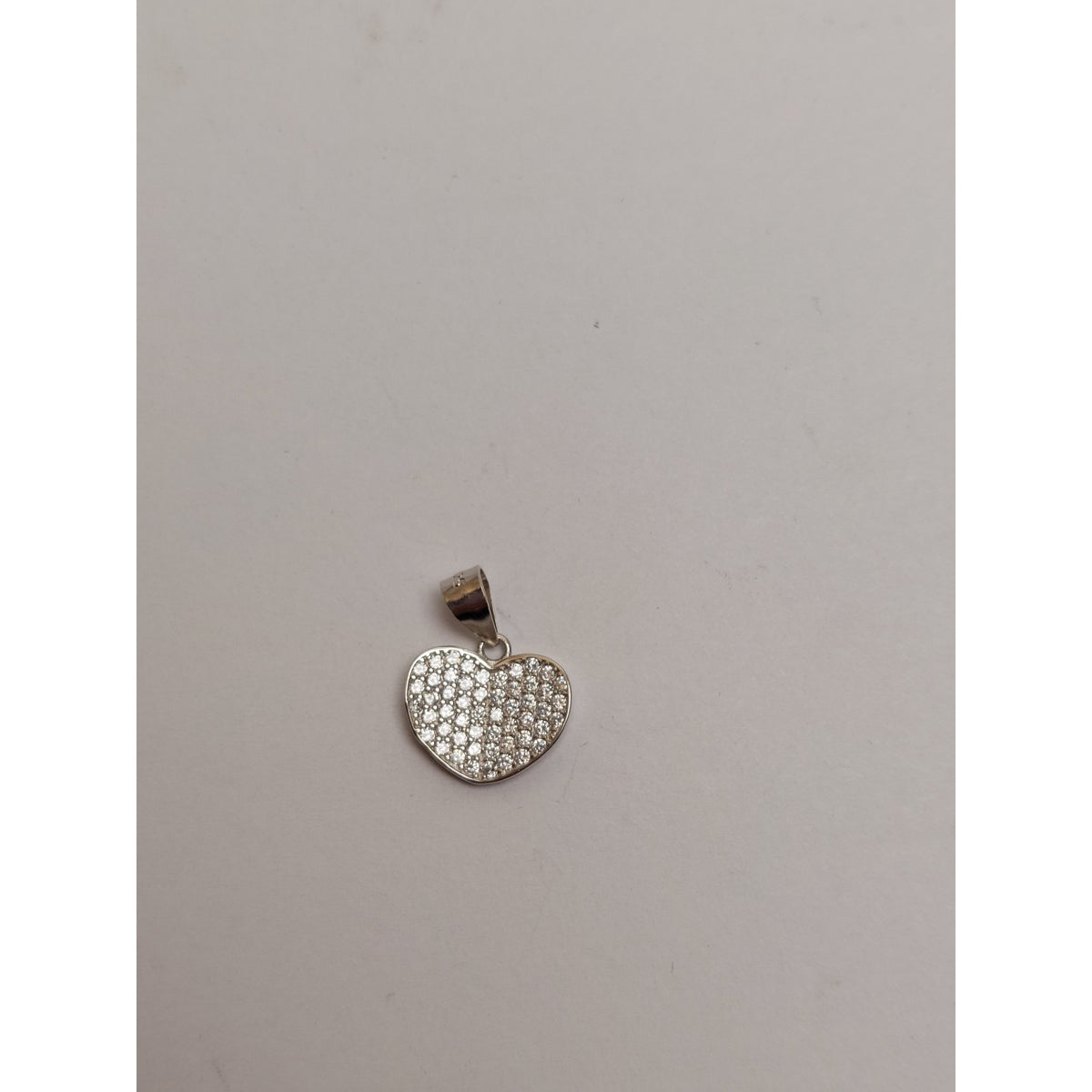 Pandantiv, Jolie Silver, Argint 925, Model Inima Carte, 1.1 G, 1.1 x 1.3 Cm