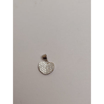Pandantiv, Jolie Silver, Argint 925, Model Inima Carte, 1.1 G, 1.1 x 1.3 Cm
