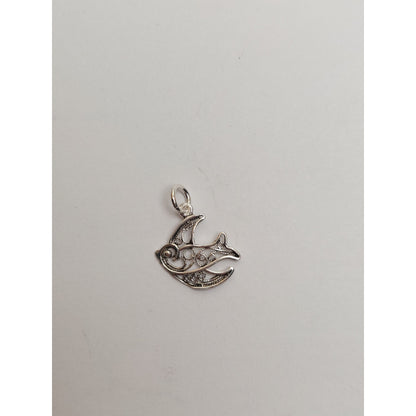 Pandantiv, Jolie Silver, Argint 925, Model Randunica Filigran, 0.8 G, 1.7 x 1.7 Cm