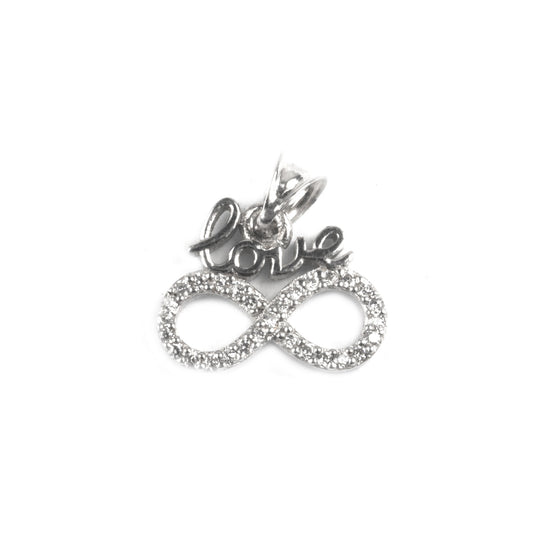 Pandantiv Infinit Love, Argint 925, 1.5 x 1.5 cm, 1.13 g