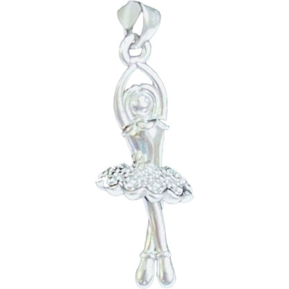 Pandantiv, Jolie Silver, Argint 925, Model Balerina Delicata, 25 x 8 mm, 1.7 g