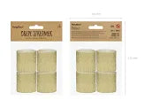 panglica Crepe, 5cm/10m, auriu