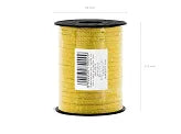 Panglică de plastic, aurie, 5mm/225m