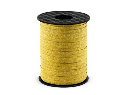 Panglică de plastic, aurie, 5mm/225m