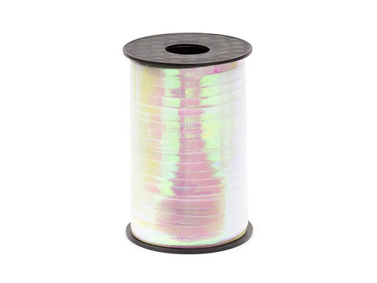 Panglică de plastic, iridescentă, 5mm/225m