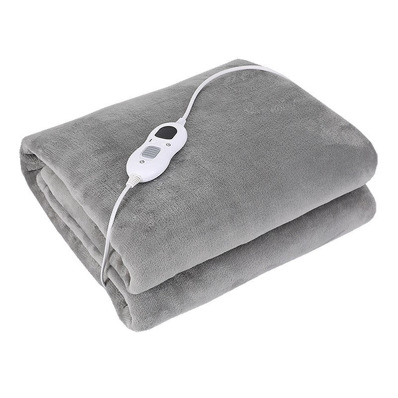 Patura Cu Incalzire Electrica, Klevo, 135 W, 180x130 cm, 6 Trepte De Incalzire, Flanel, Gri