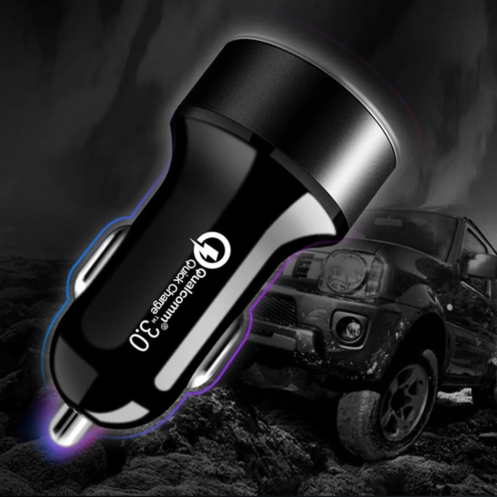 Incarcator Auto 2 in 1, Klevo, Port USB Fast Charge QC3.0 si Type C, PD 20W, Negru