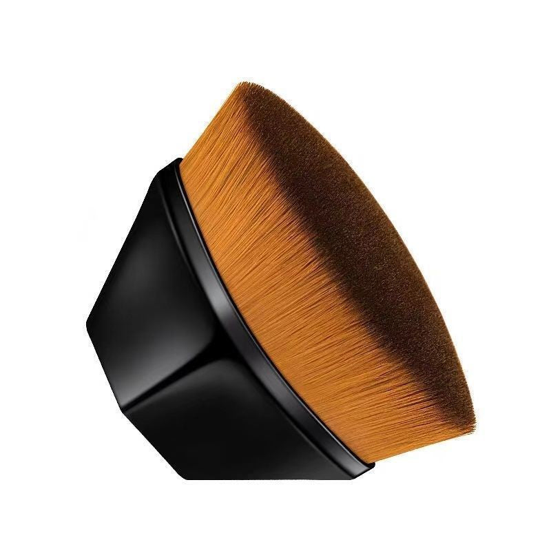 Pensula kabuki plata pentru fond de ten, Klevo, negru