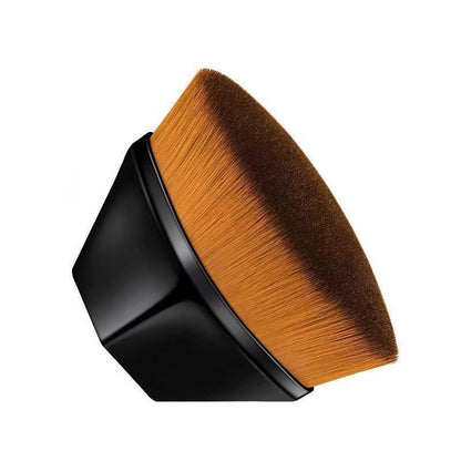 Pensula kabuki plata pentru fond de ten, Klevo, negru