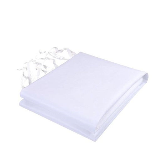 Perete Lateral Cort Evenimente 18 m, Klevo, material textil oxfort 700D Alb