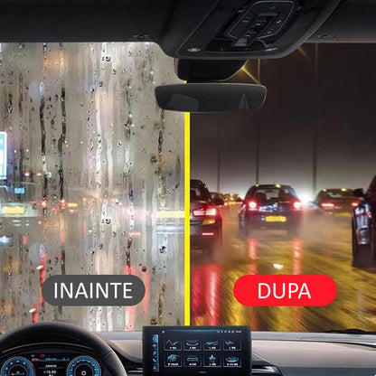 Perie Multifuncțională Auto Klevo, pentru Îndepărtarea Urmelor de pe Parbriz și Oglinzi, Anti-Aburire, Roșu