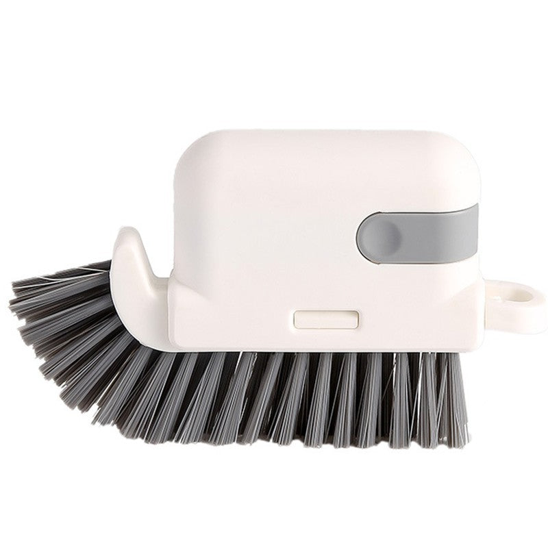 Perie Multifunctionala 3 in 1 de Curatare, Klevo, pentru Bucatarie, Vesela, Geamuri, Cap Detasabil, 9x15x2.5 cm, Gri