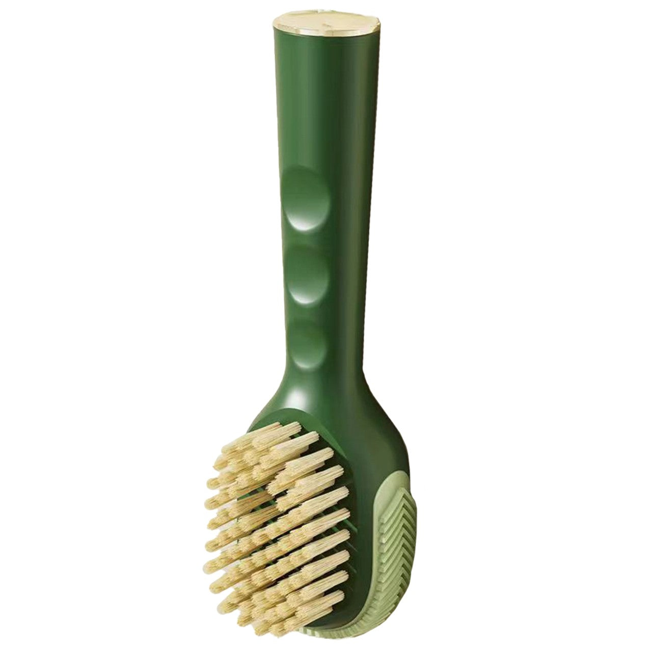 Perie pentru Curatare Incaltaminte cu Recipient pentru Detergent, Klevo, Perie Multifunctionala pentru Incaltaminte si Lenjerie, cu Peri Moi, Fara Deteriorare, 22x6x4 cm, Culoare Verde