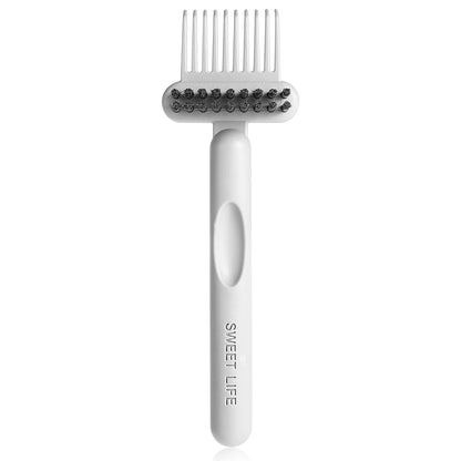 Perie pentru Curatarea Parului, Klevo, din Plastic, 16 x 5 cm, Alb