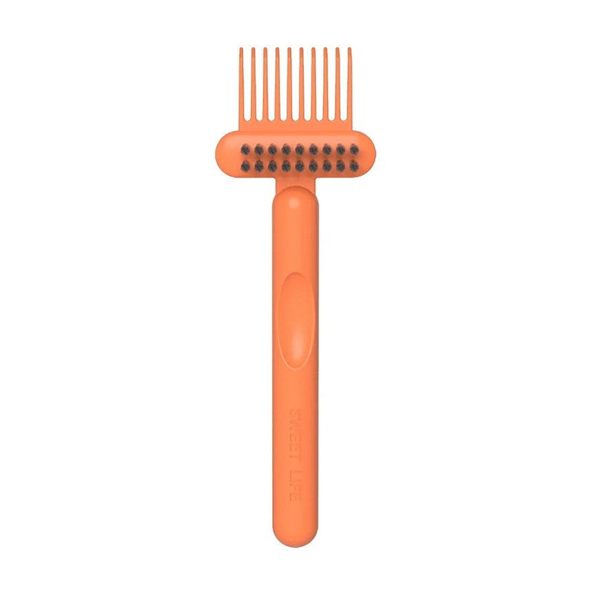 Perie pentru Curatarea Parului, Klevo, din Plastic, 16 x 5 cm, Portocaliu