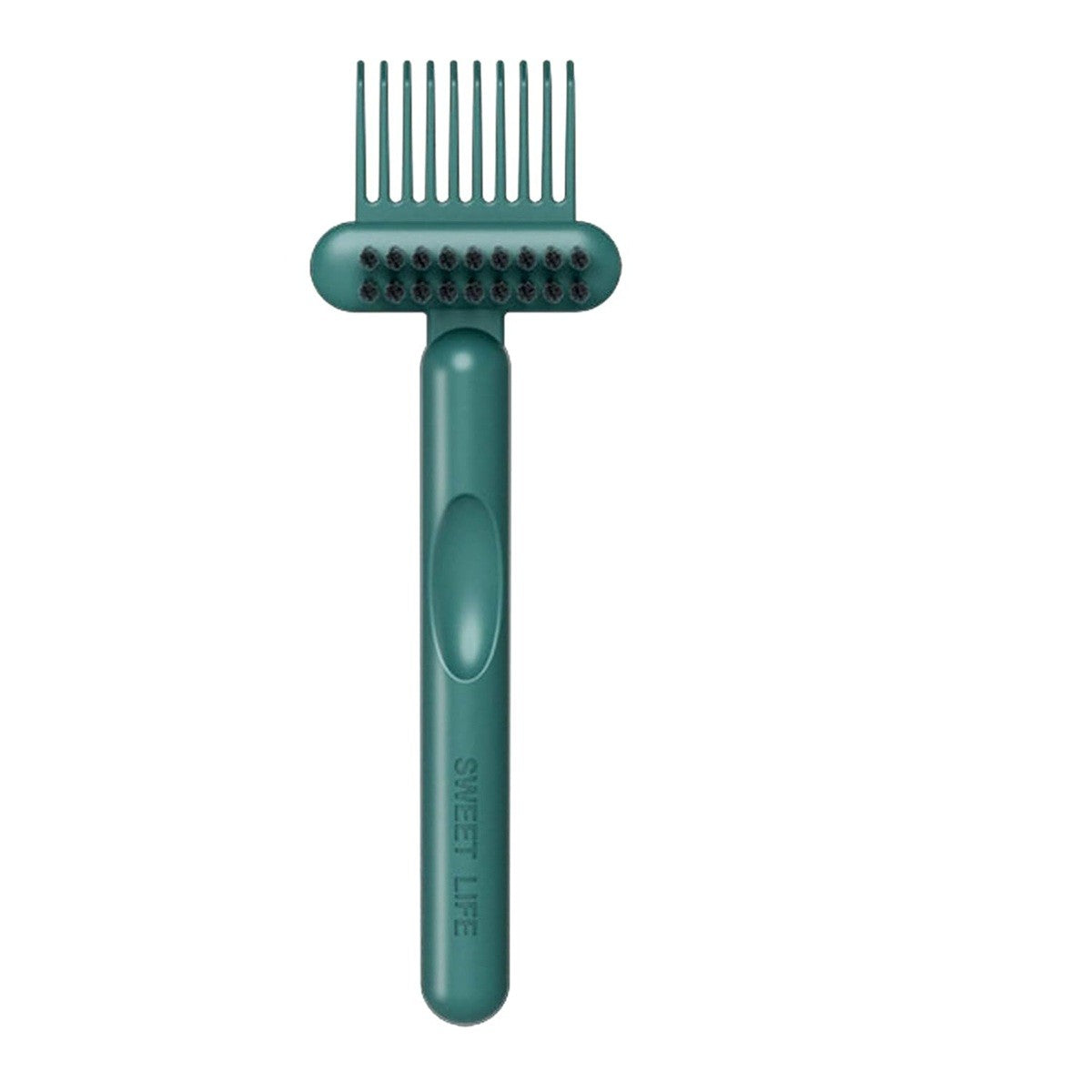 Perie pentru Curatarea Parului, Klevo, din Plastic, 16 x 5 cm, Verde