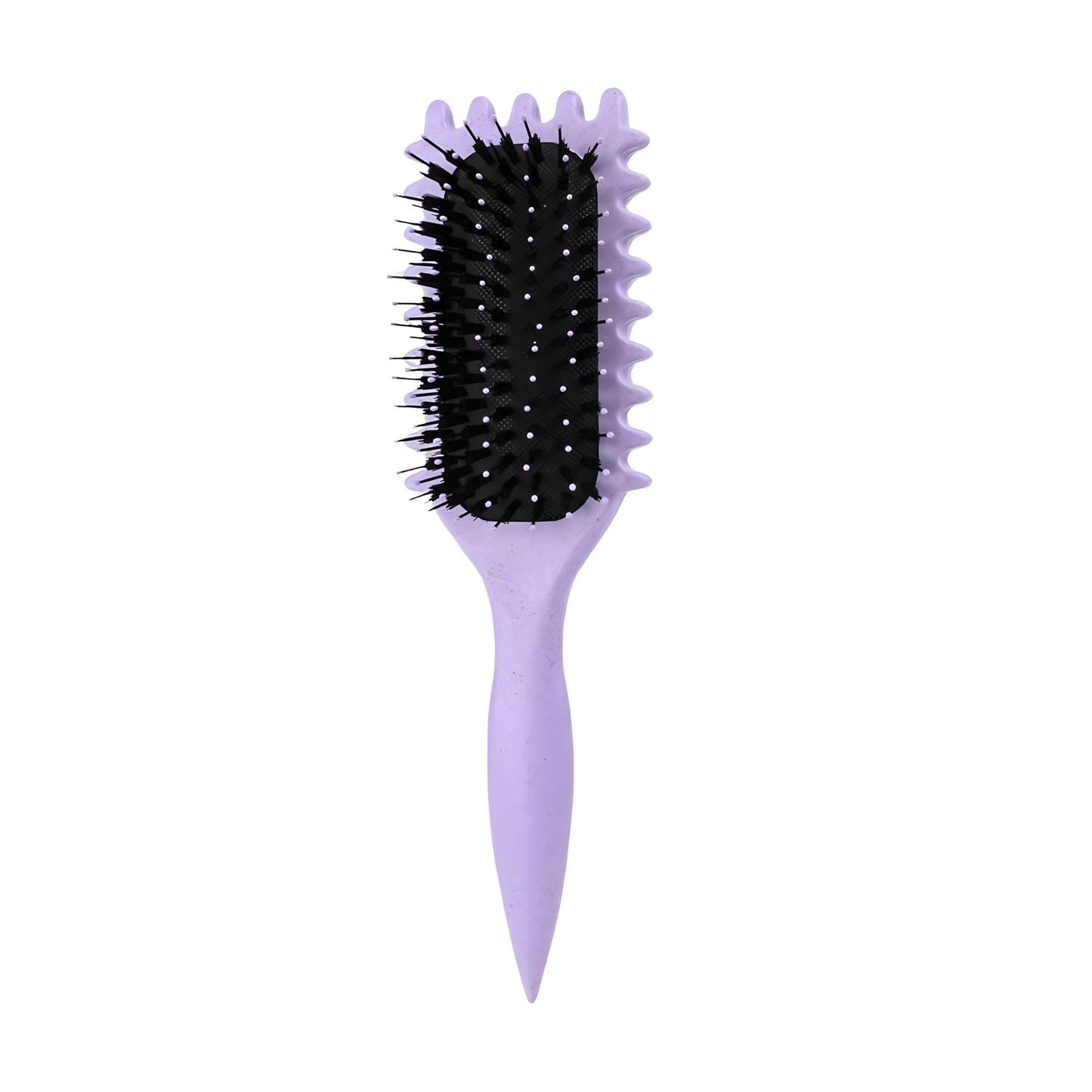 Perie Profesionala pentru Par, Klevo, Perie pentru Definirea Buclelor pentru Par Cret, Multifunctionala, 24.5 x 7 x 4.3 cm, Mov