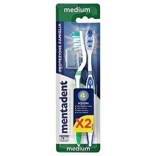 Periuta de Dinti, Mentadent, 2 buc Medium