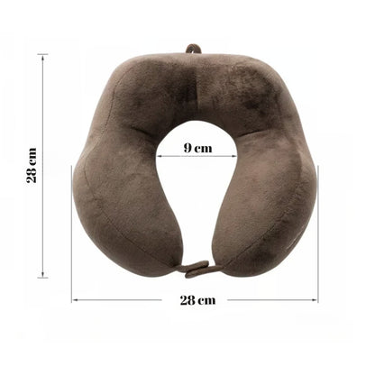 Perna de Calatorie, Klevo, Pentru Gat, din Bumbac, cu 4 Cocoase, Ajustabila, Maro