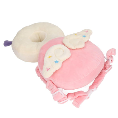Perna tip Rucsac pentru Protectia Capului, Klevo, Tetiera tip Insecta, pentru Bebelusi, 33x6x19 cm, 180 g, Roz