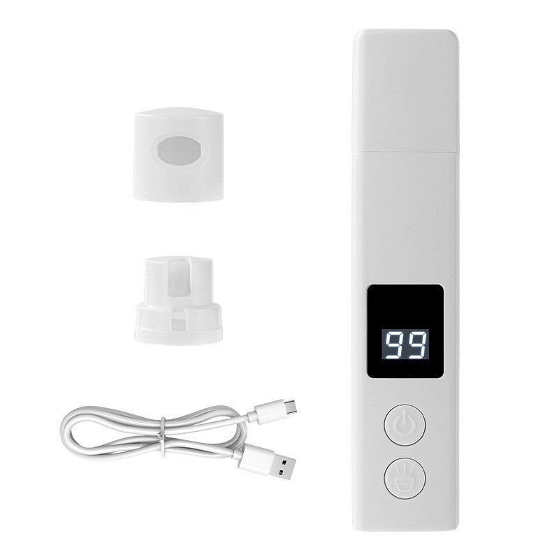 Pila Electrica pentru Animalute de Companie, Klevo, Incarcare USB, Laser pentru Joaca, Capac Impotriva Prafului, Display Electronic, 15 x 3 cm, Mai Multe Viteze, Alb