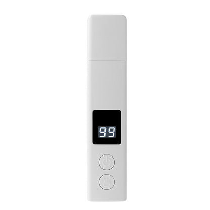 Pila Electrica pentru Animalute de Companie, Klevo, Incarcare USB, Laser pentru Joaca, Capac Impotriva Prafului, Display Electronic, 15 x 3 cm, Mai Multe Viteze, Alb