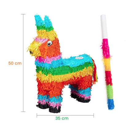 Pinata Magarus pentru Petrecere, Klevo, Pinata din Hartie si Carton, Pinata pentru Copii, 50 x 35 x 10 cm, Multicolor
