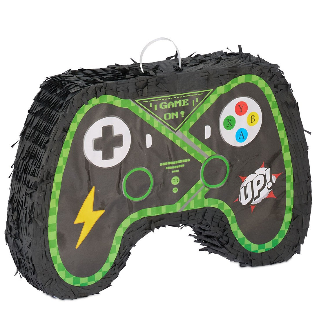 Pinata Controler Gamepad pentru Petrecere, Klevo, din Hartie si Carton, Pinata pentru Petreceri, 42 x 28 x 8 cm, Negru