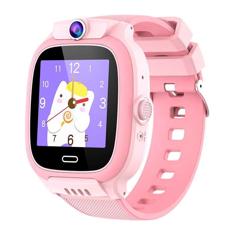 Ceas Smartwatch Klevo, Pentru Copii, Model Y36, cu Functie Telefon, 4G, Localizare LBS, Istoric Traseu, Monitorizare Spion, Apel Video, Rezistent la Apa, Roz