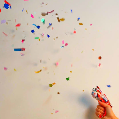 Set 10xPistol Confetti pentru Petrecere, Klevo, 14x16 cm, Multicolor