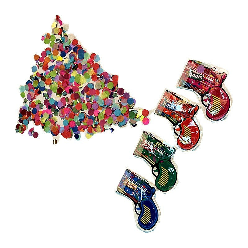 Set 10xPistol Confetti pentru Petrecere, Klevo, 14x16 cm, Multicolor