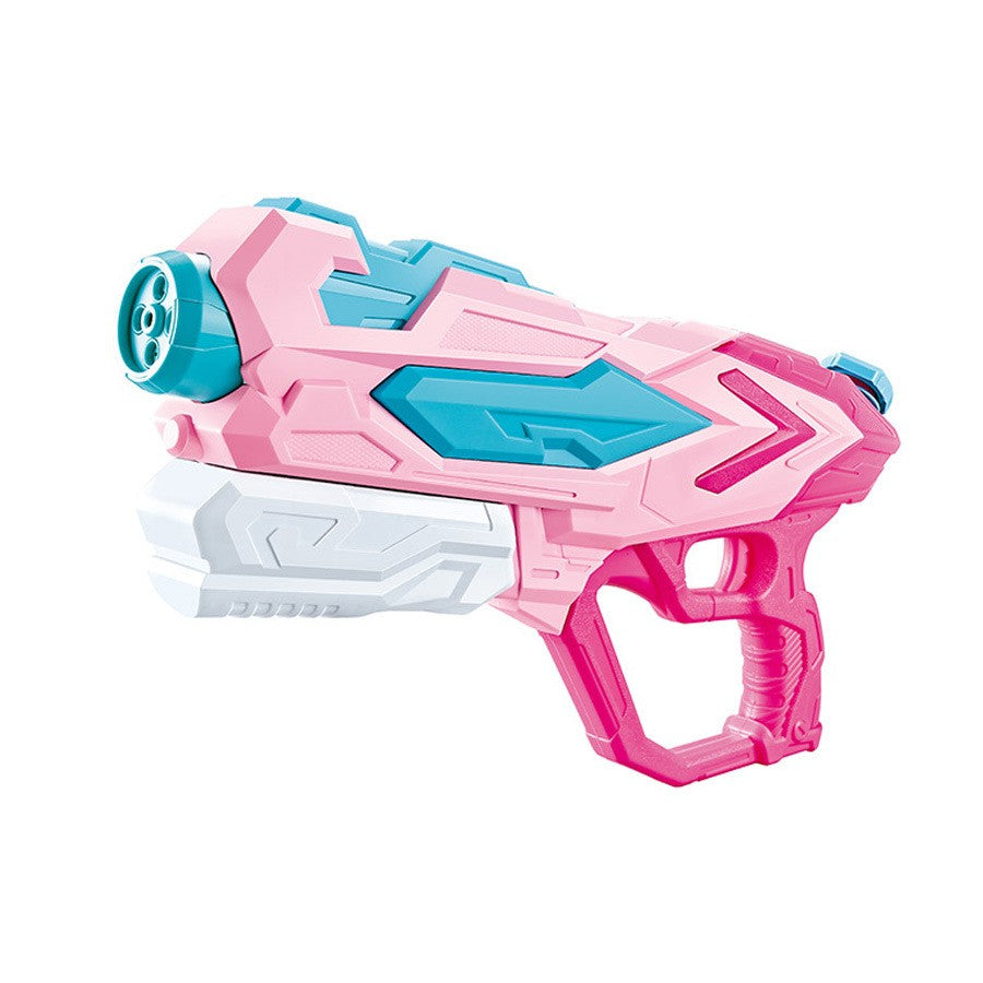 Pistol cu Apa pentru Copii, Klevo, Rezervor 900ml, Raza de Actiune 8m, 6ani+, 4 Duze, Roz