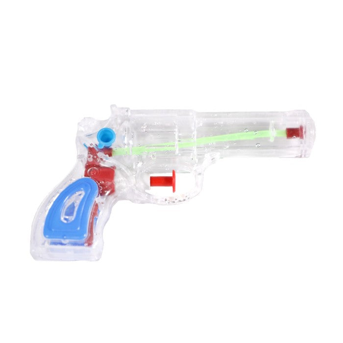Pistol cu Apa, Klevo, pentru Copii, din Plastic, 16 x 5 x 2 cm, Transparent/Albastru