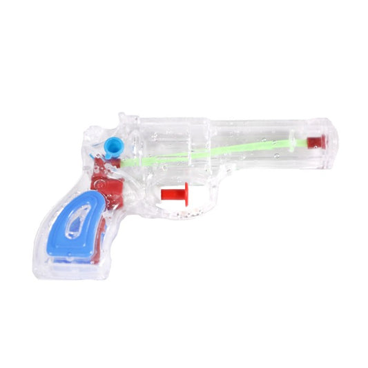 Pistol cu Apa, Klevo, pentru Copii, din Plastic, 16 x 5 x 2 cm, Transparent/Albastru