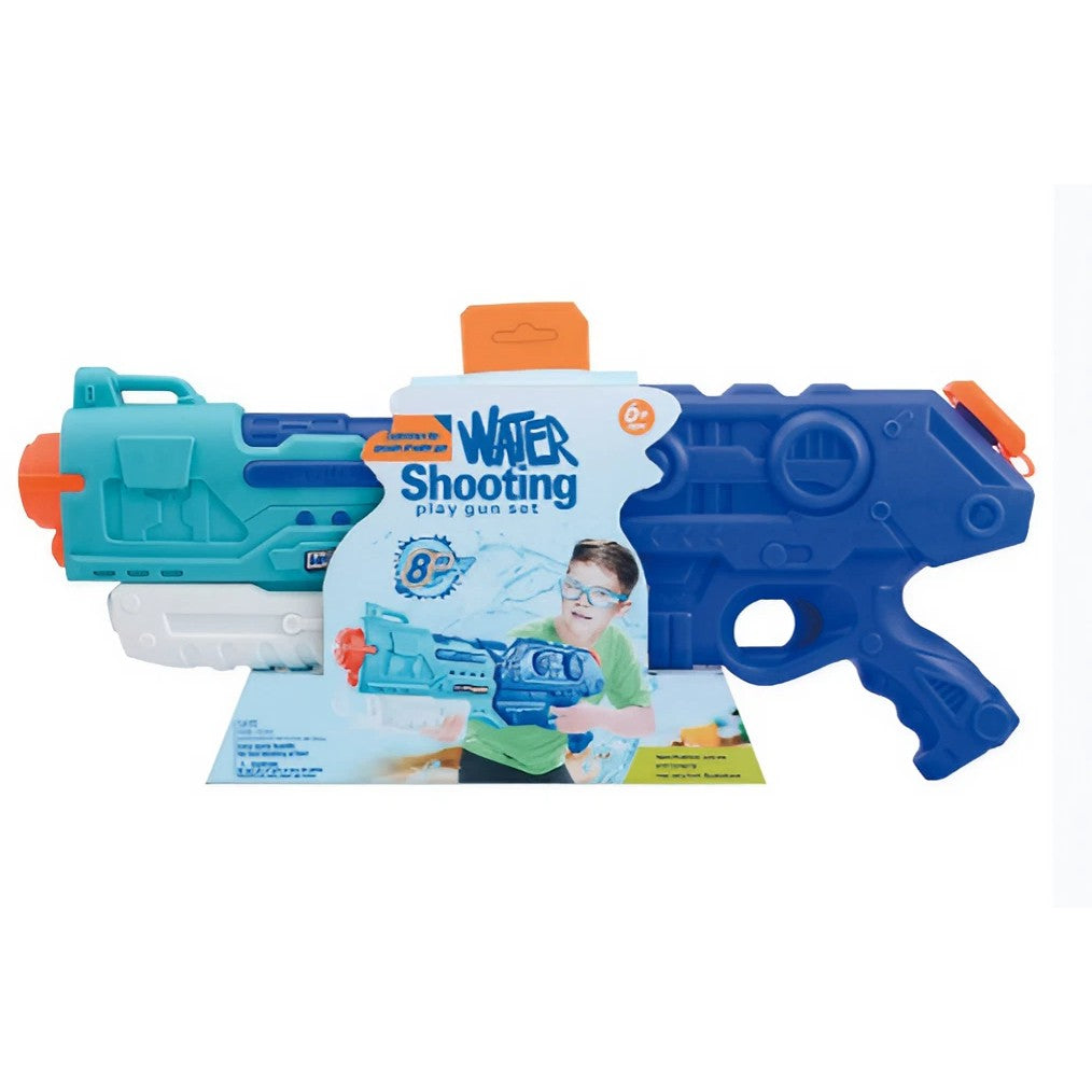 Pistol cu Apa pentru Copii, Rezervor de 1500 ml, Maner de transport, Pentru Piscina/Plaja, Klevo, 3 ani+, Bleumarin, Lungime 44 cm