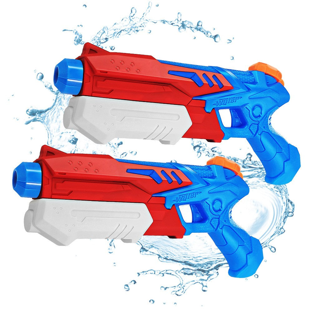 Pistol cu Apa pentru Copii, Rezervor, Pentru Piscina/Plaja, Klevo, 6ani+,  Albastru deschis/Rosu, 300ML