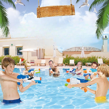 Pistol cu Apa pentru Copii, Rezervor, Pentru Piscina/Plaja, Klevo, 6ani+,  Multicolor, 1250ML