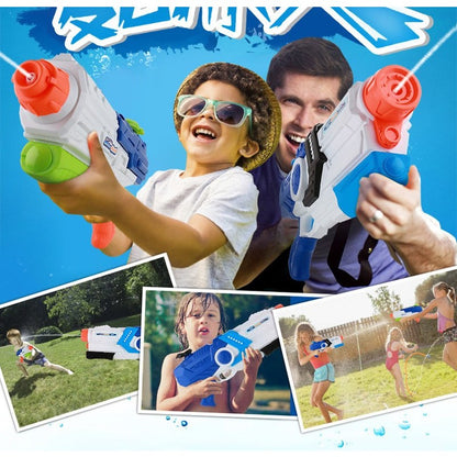Pistol cu Apa pentru Copii, Rezervor, Pentru Piscina/Plaja, Klevo, 6ani+,  Multicolor, 600ML