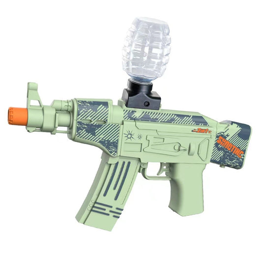 Mitraliera de jucarie electrica Klevo cu bile de hidrogen de gel, gun bluster, tragere in rafala, varsta peste 6 ani, ochelari de protectie, 5000 de